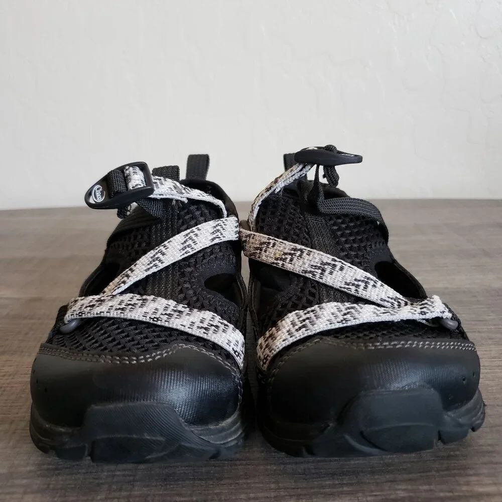 Chaco Odyssey Sport Sandal Shoe Closed Toe Black Sz Little Kid 1 Hiking Outdoors
